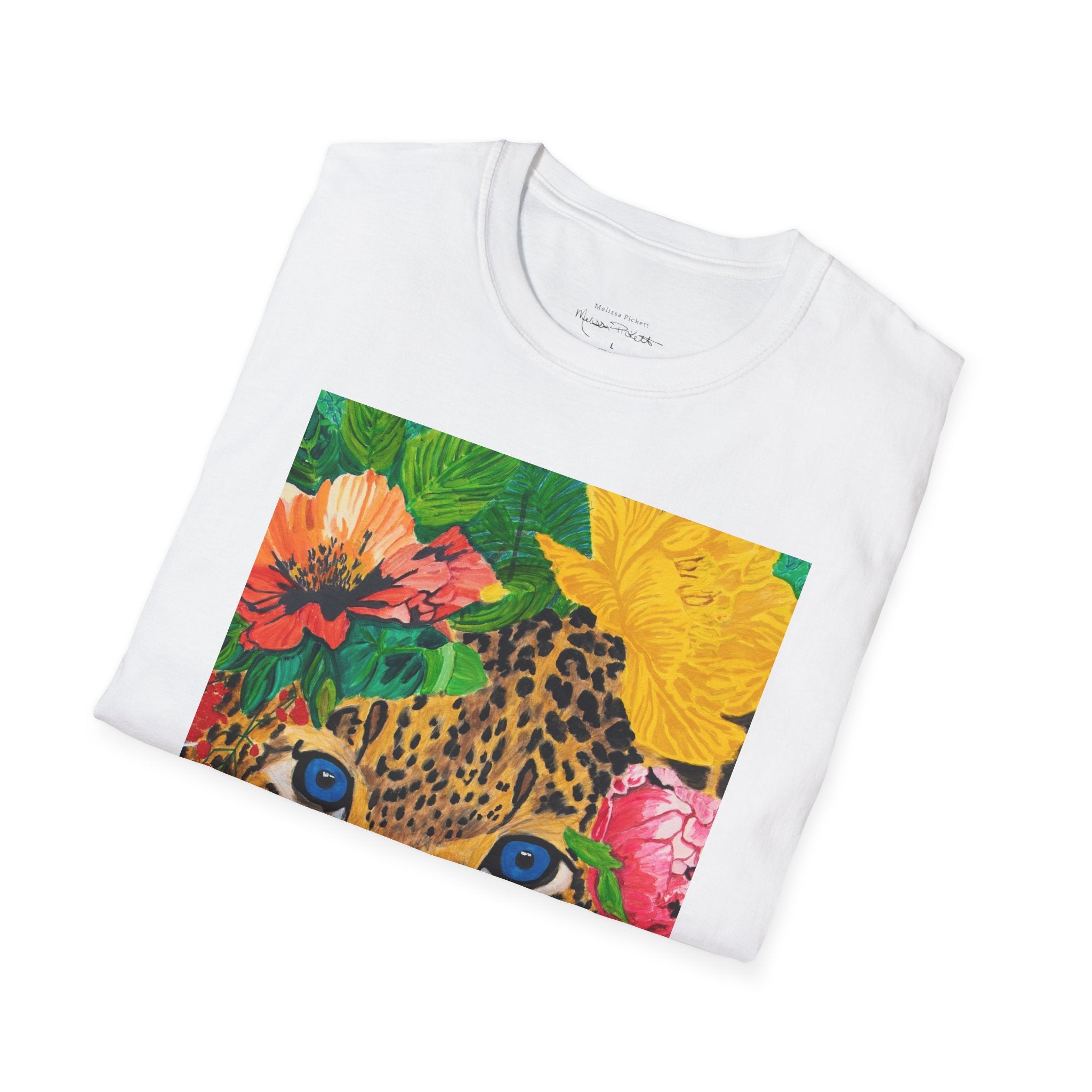 Jaguar & Flowers | Unisex Softstyle T-Shirt