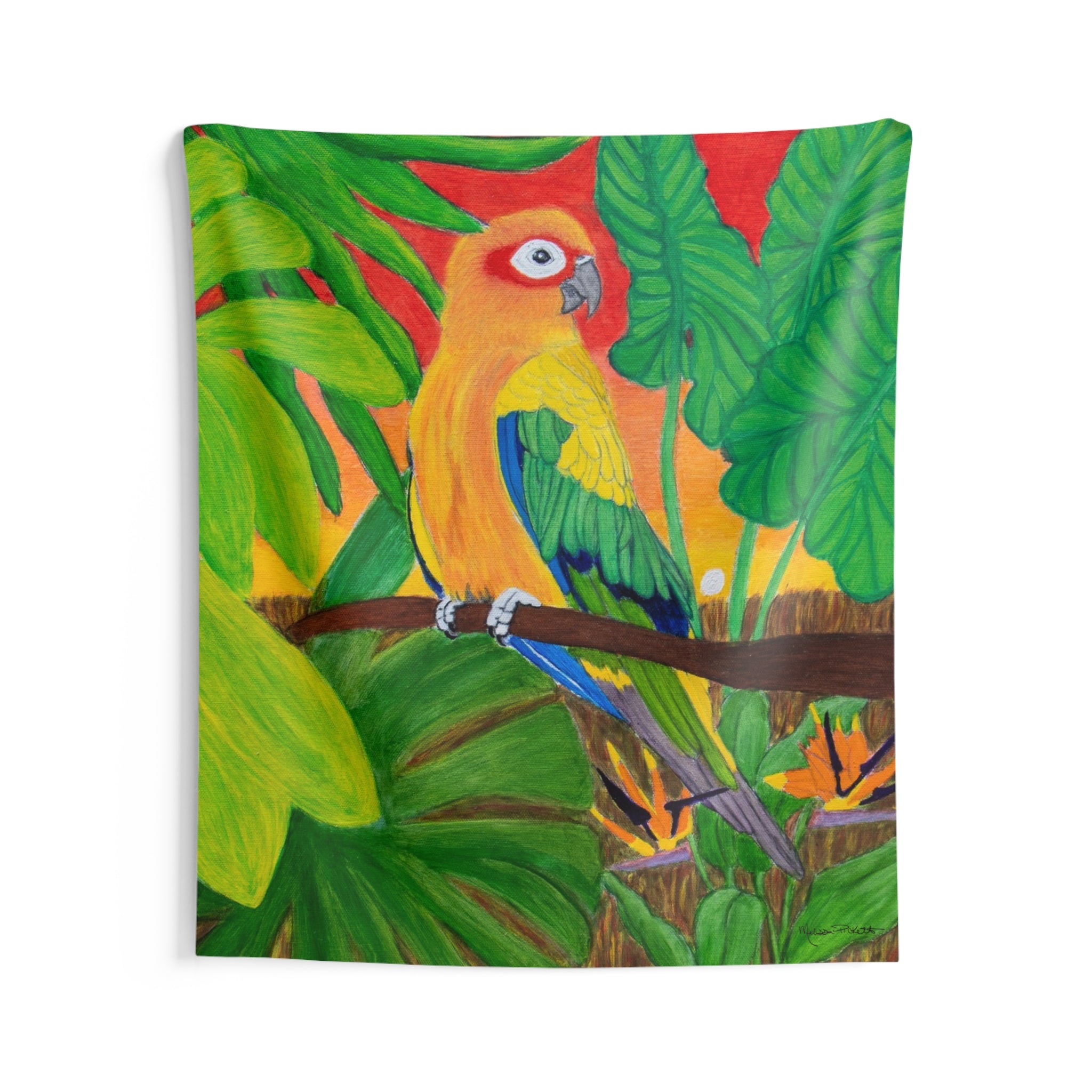 Sun Conure | Indoor Wall Tapestries