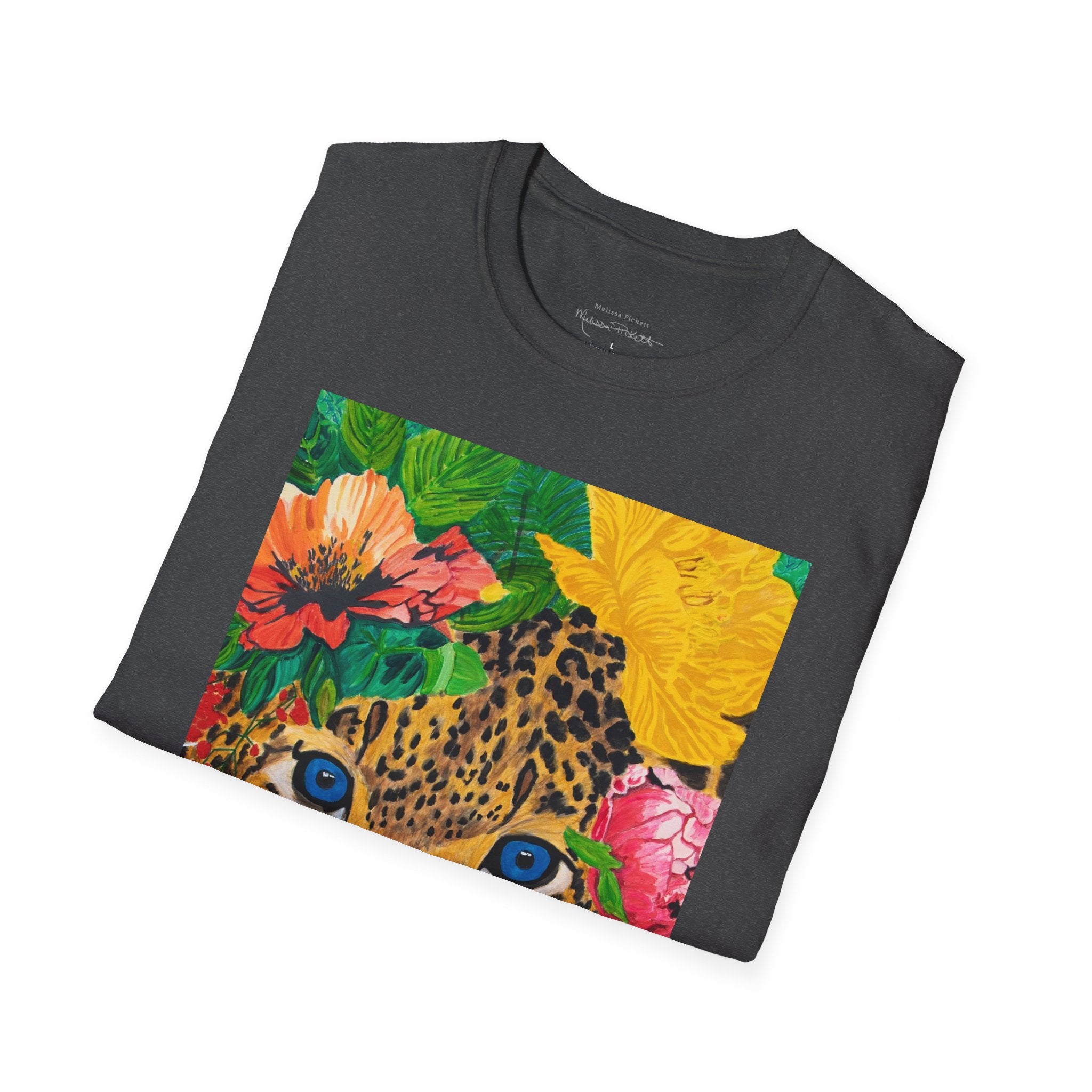 Jaguar & Flowers | Unisex Softstyle T-Shirt