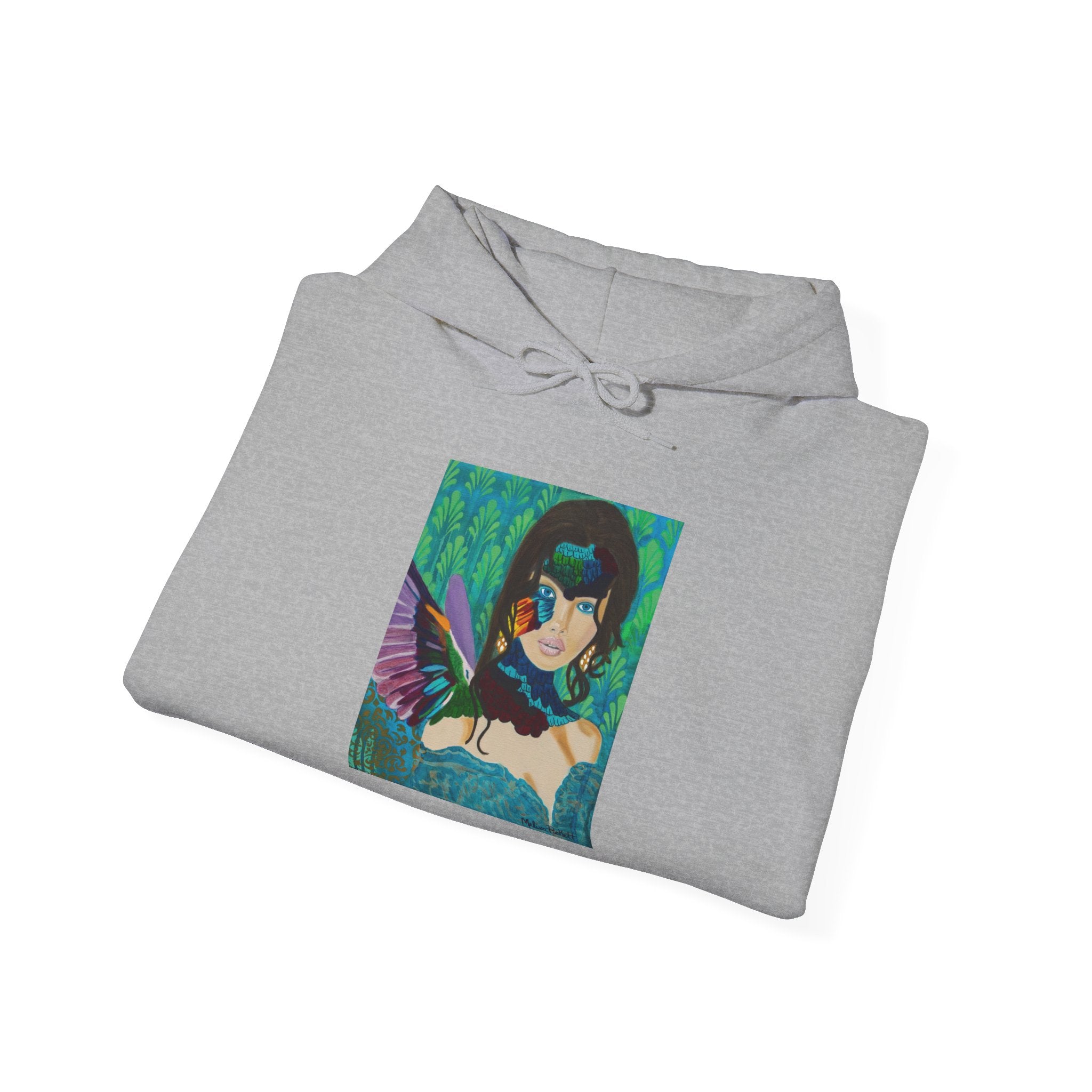 Hummingbird Lady | Unisex Heavy Blend™ Hooded Sweatshirt