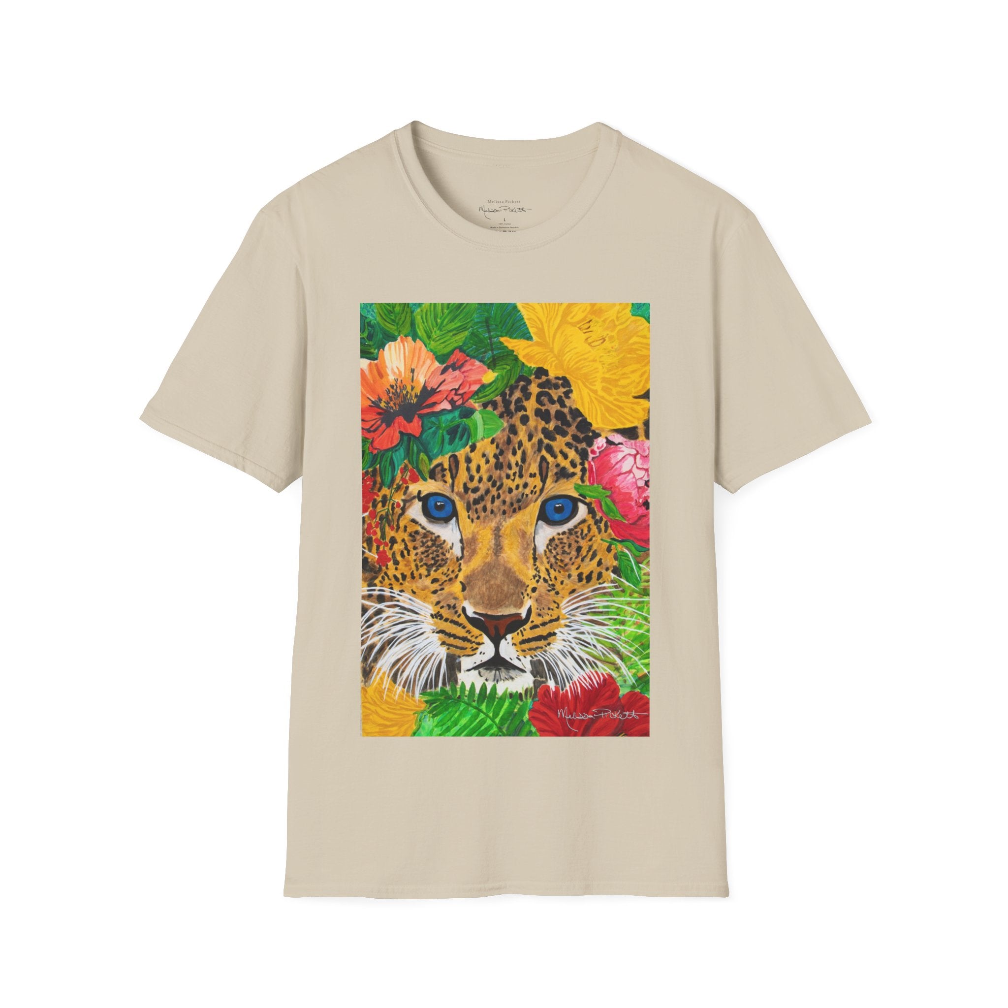 Jaguar & Flowers | Unisex Softstyle T-Shirt