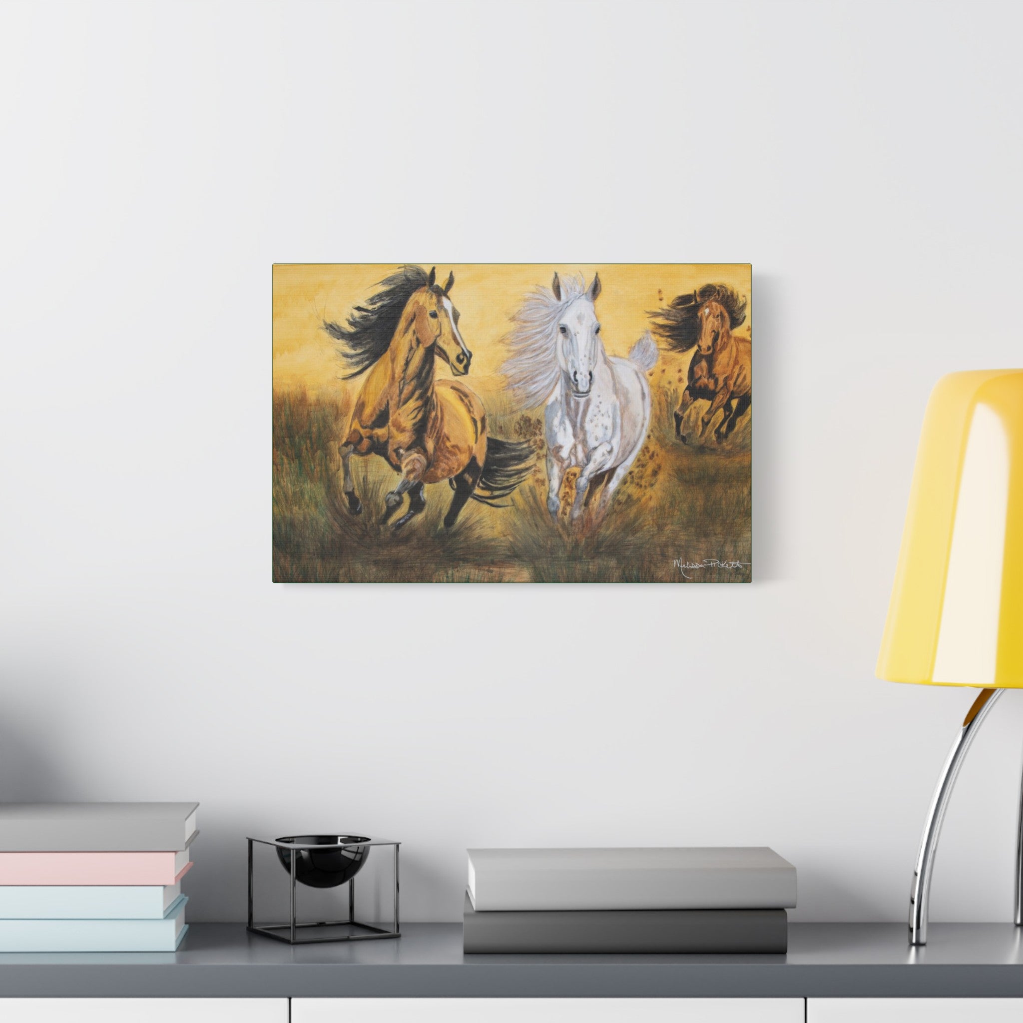 Wild Horses | Satin Canvas, Stretched