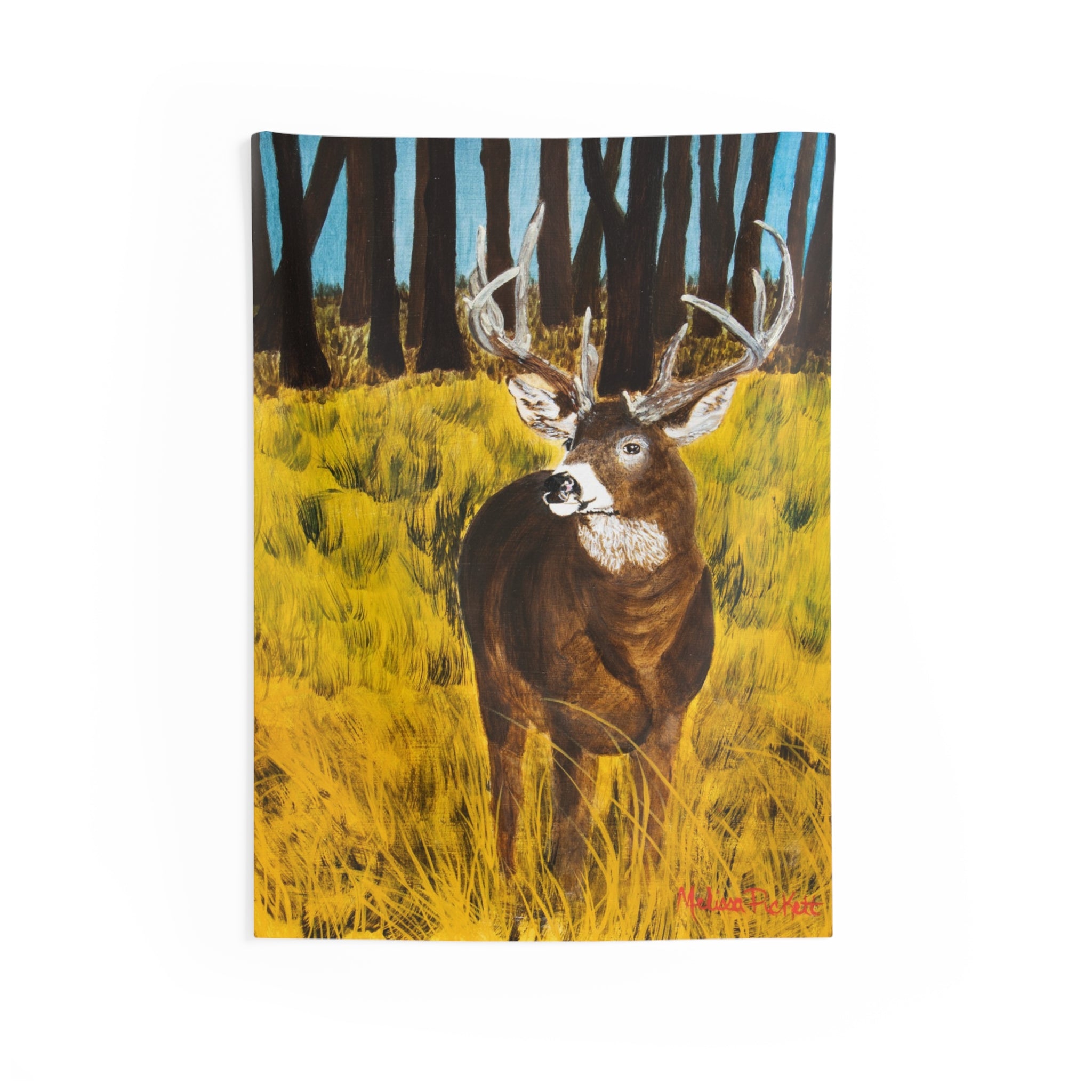 Deer in Clearing | Indoor Wall Tapestries