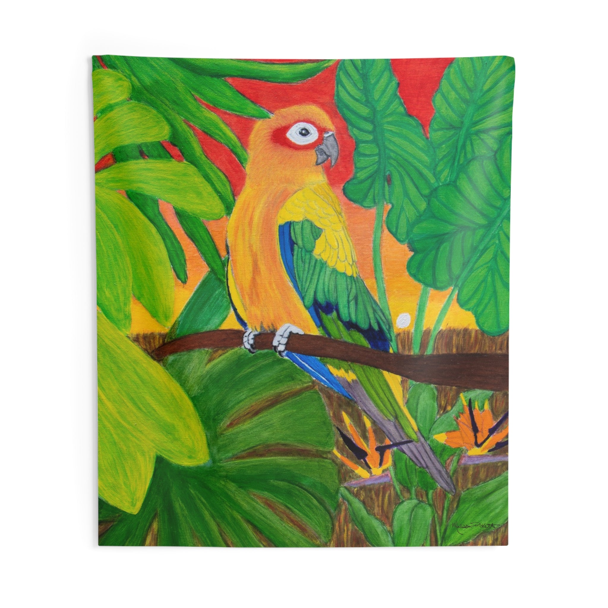 Sun Conure | Indoor Wall Tapestries