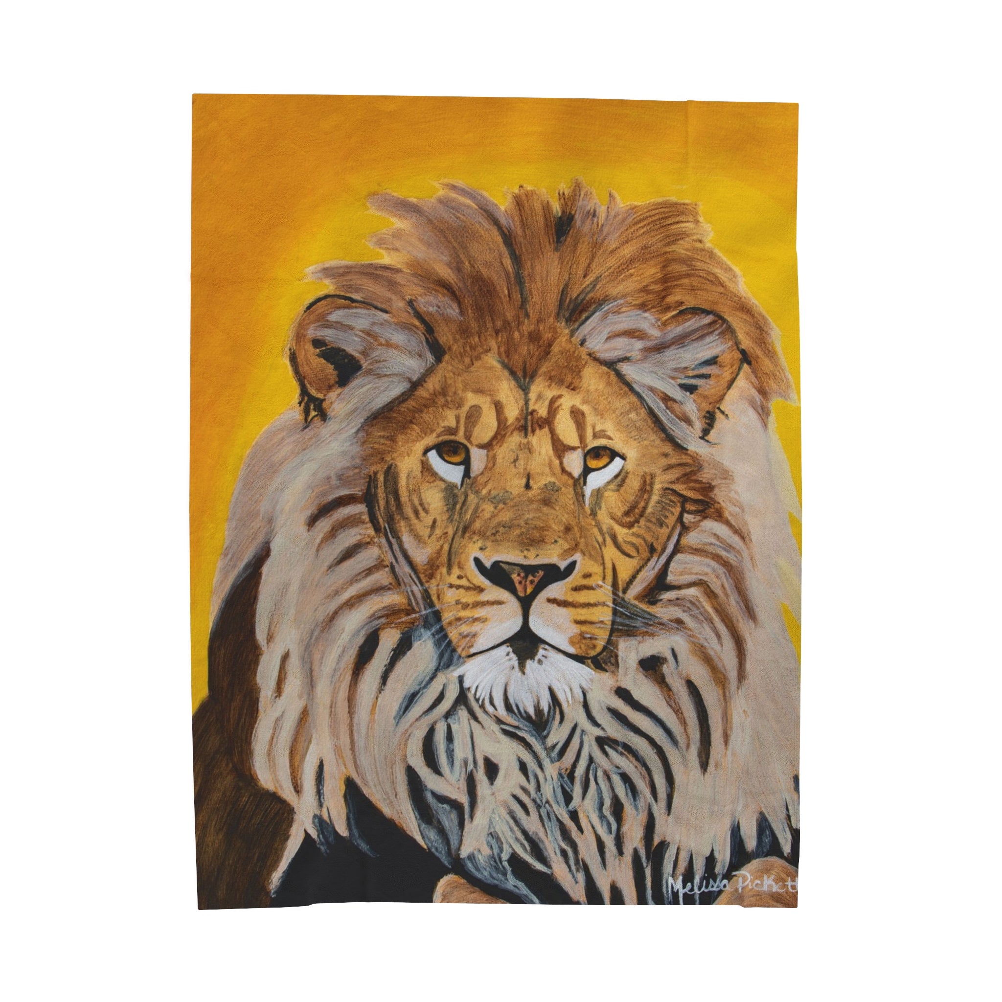 Lion | Velveteen Plush Blanket