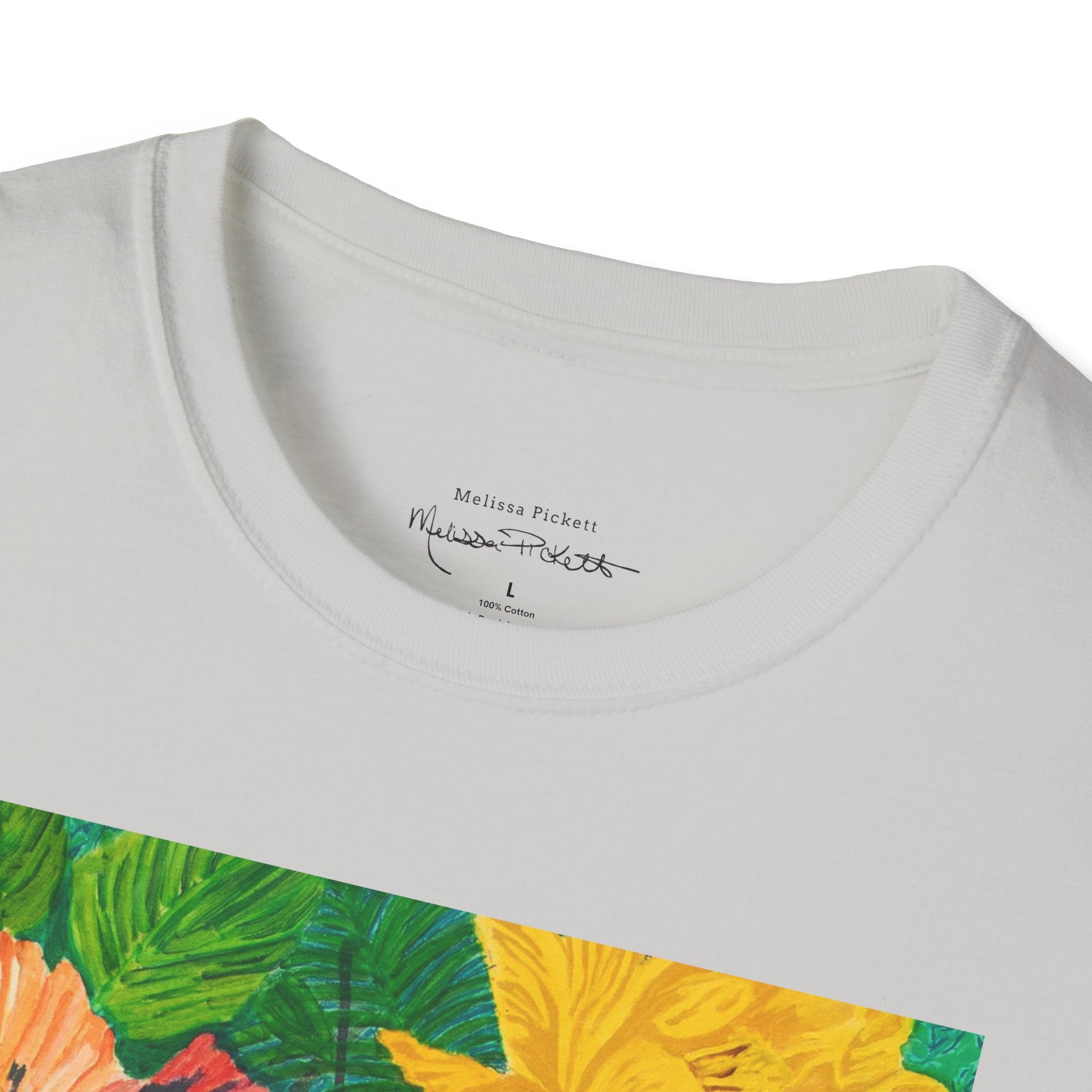 Jaguar & Flowers | Unisex Softstyle T-Shirt