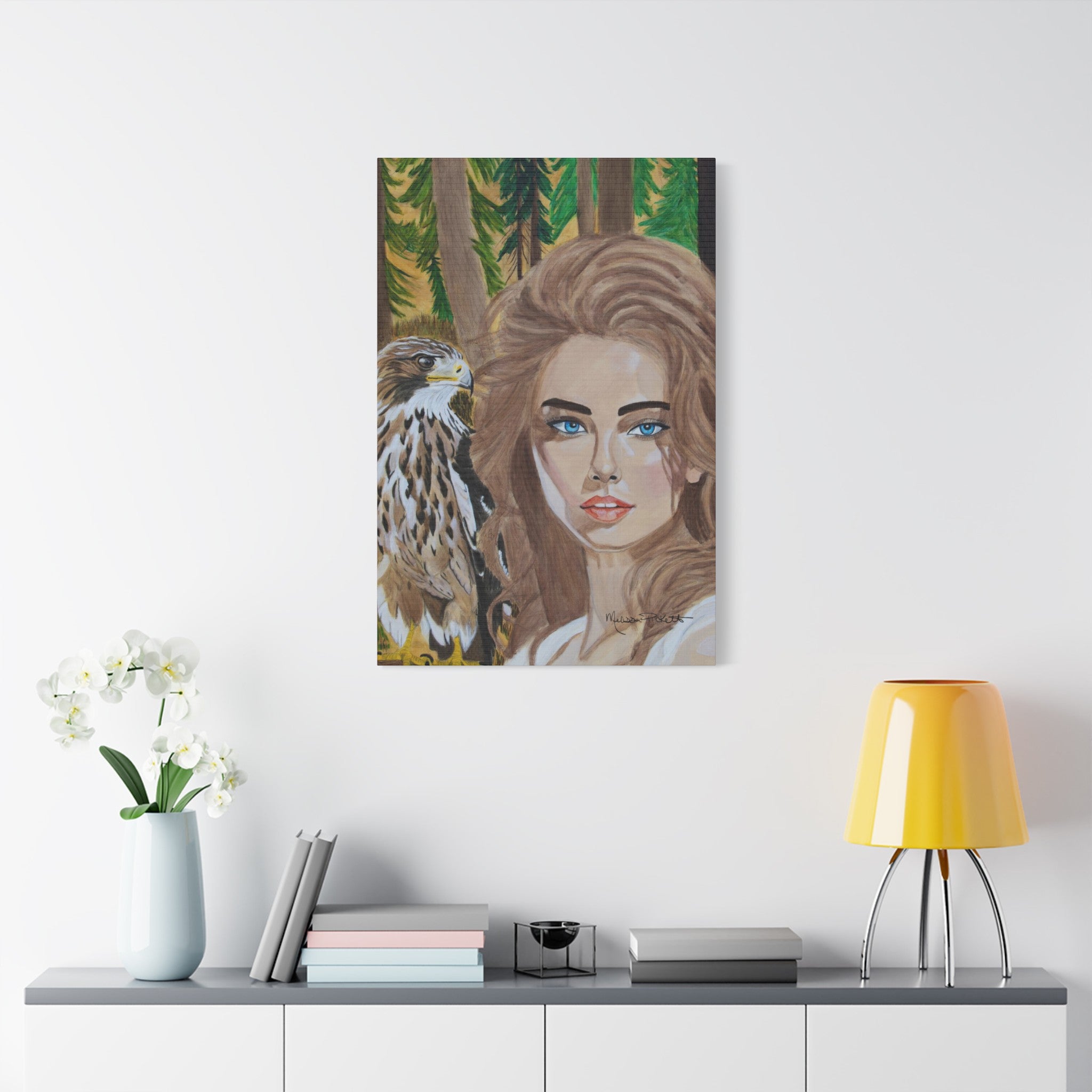 Sarah & Charlie | Satin Canvas, Stretched