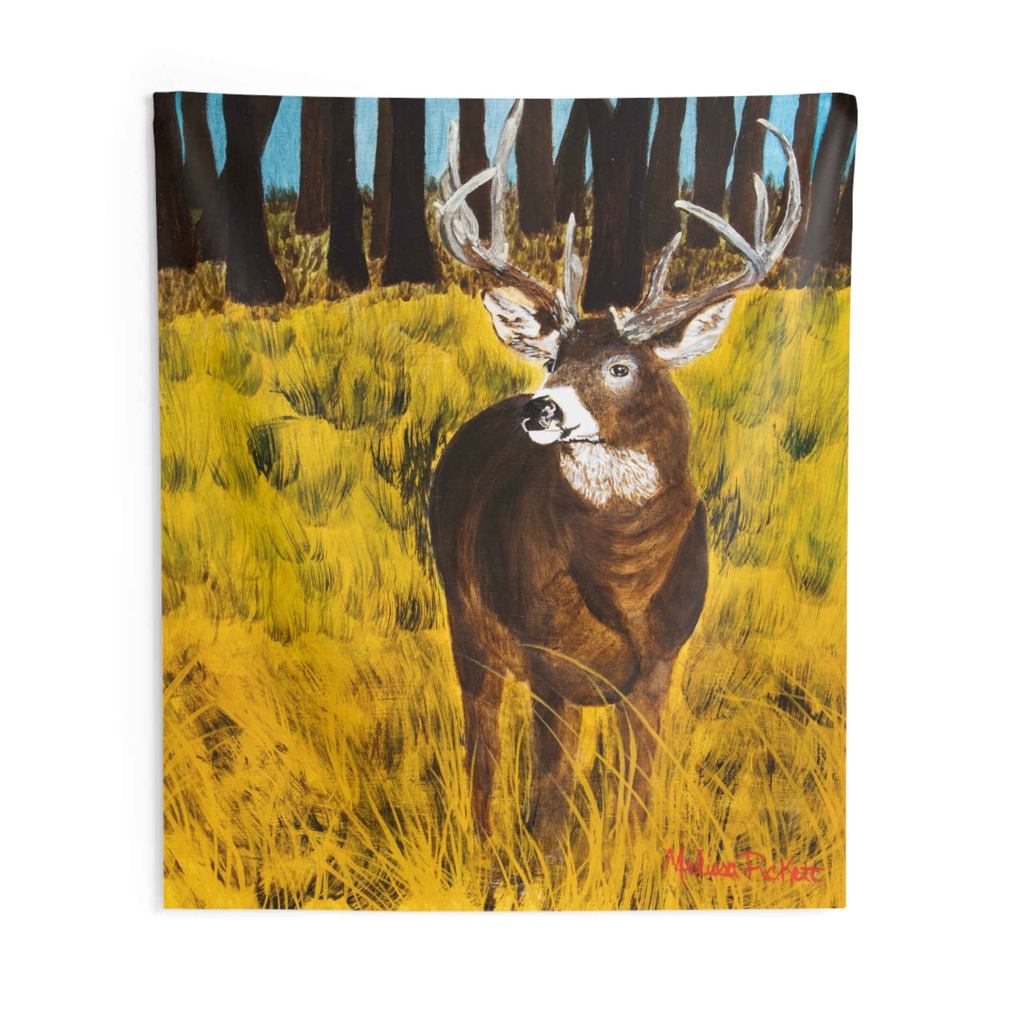 Deer in Clearing | Indoor Wall Tapestries