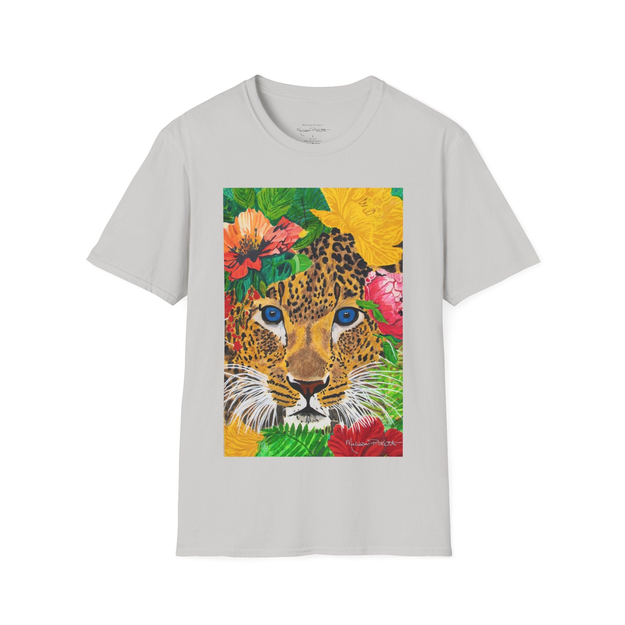 Jaguar & Flowers | Unisex Softstyle T-Shirt