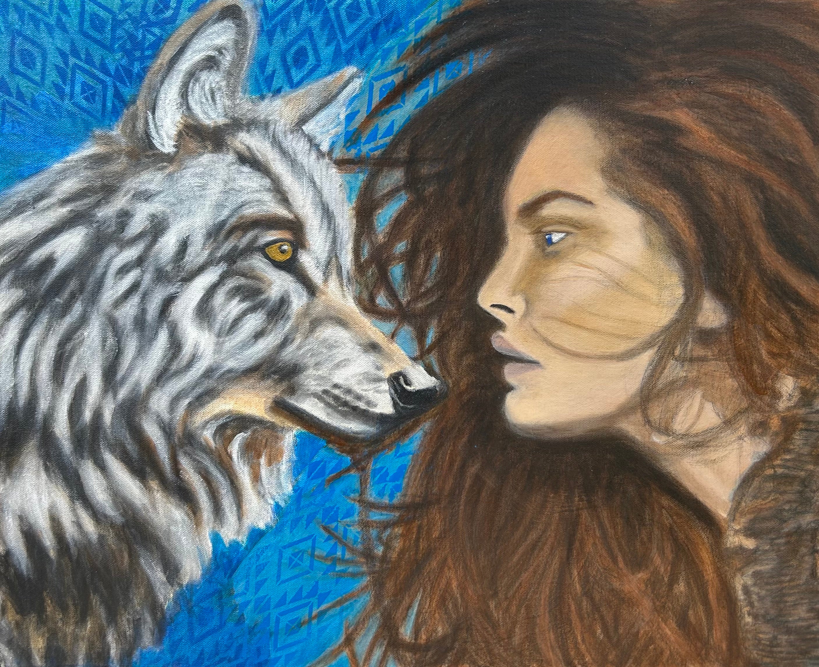 Woman & Wolf