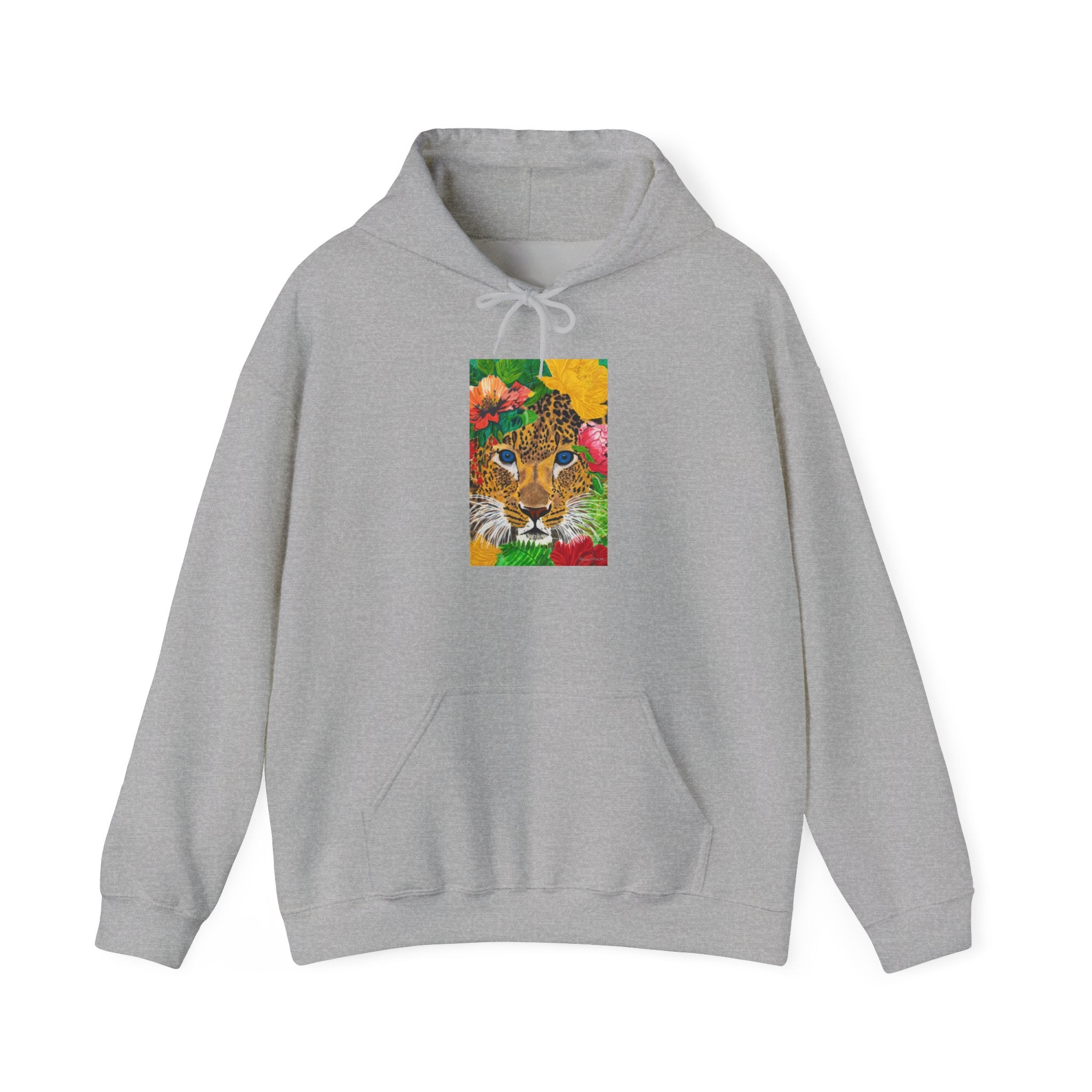 Jaguar & Flowers | Unisex Heavy Blend™ Hooded Sweatshirt