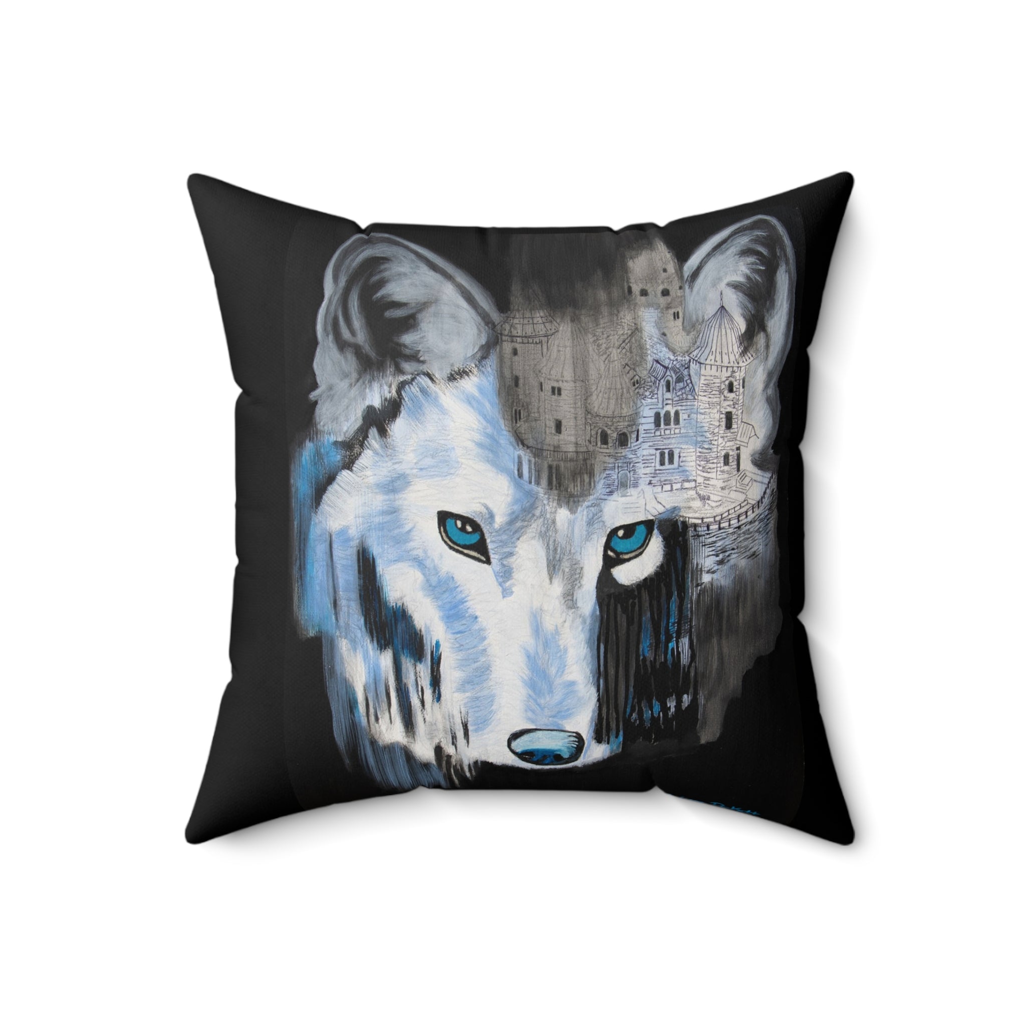 Wolftown | Spun Polyester Square Pillow