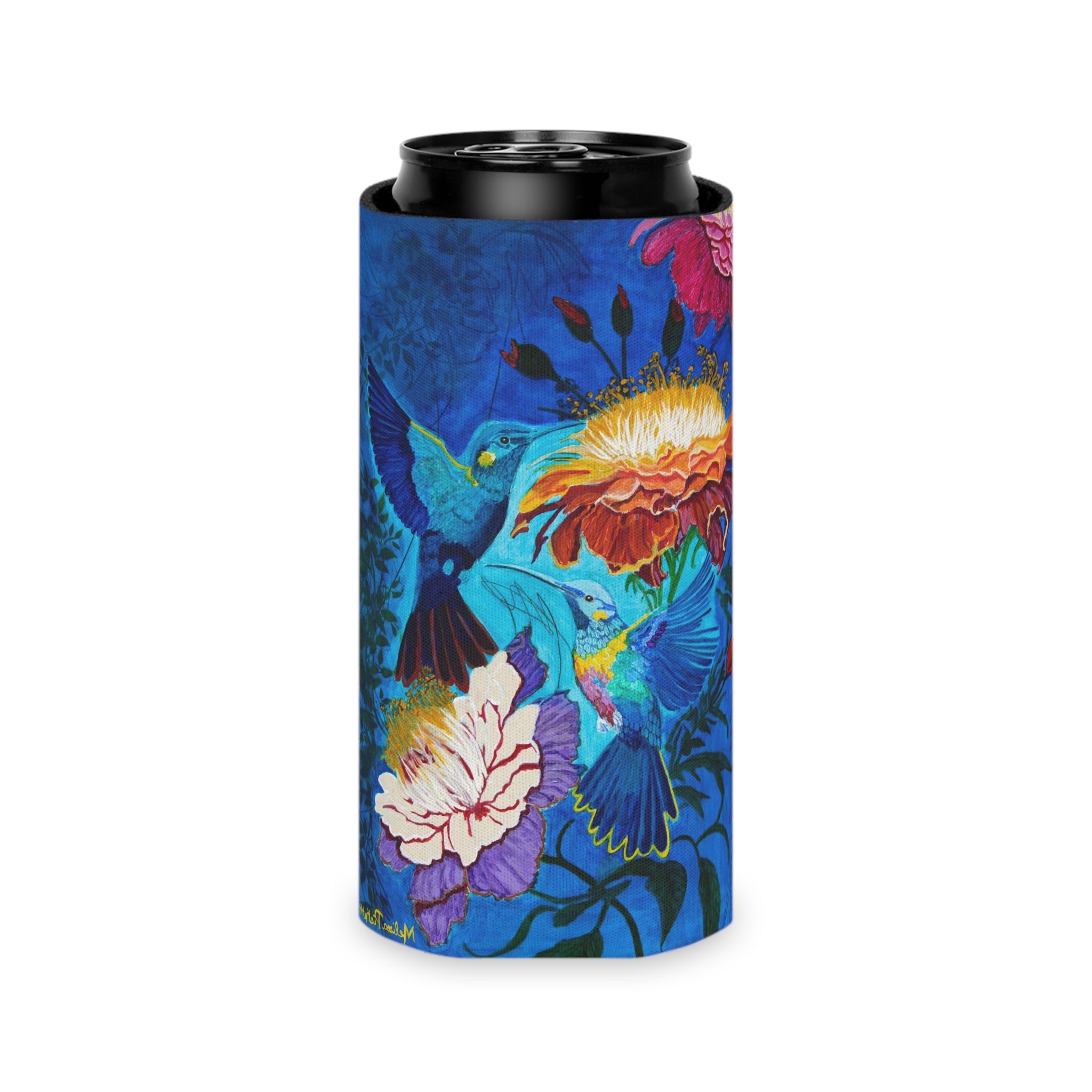 Pair of Hummingbirds | Can Cooler