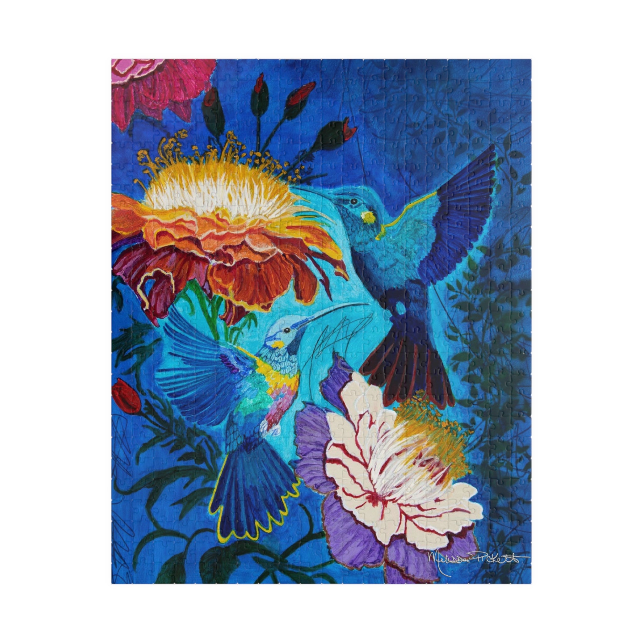 Pair of Hummingbirds | Puzzle (110, 252, 520, 1014-piece)