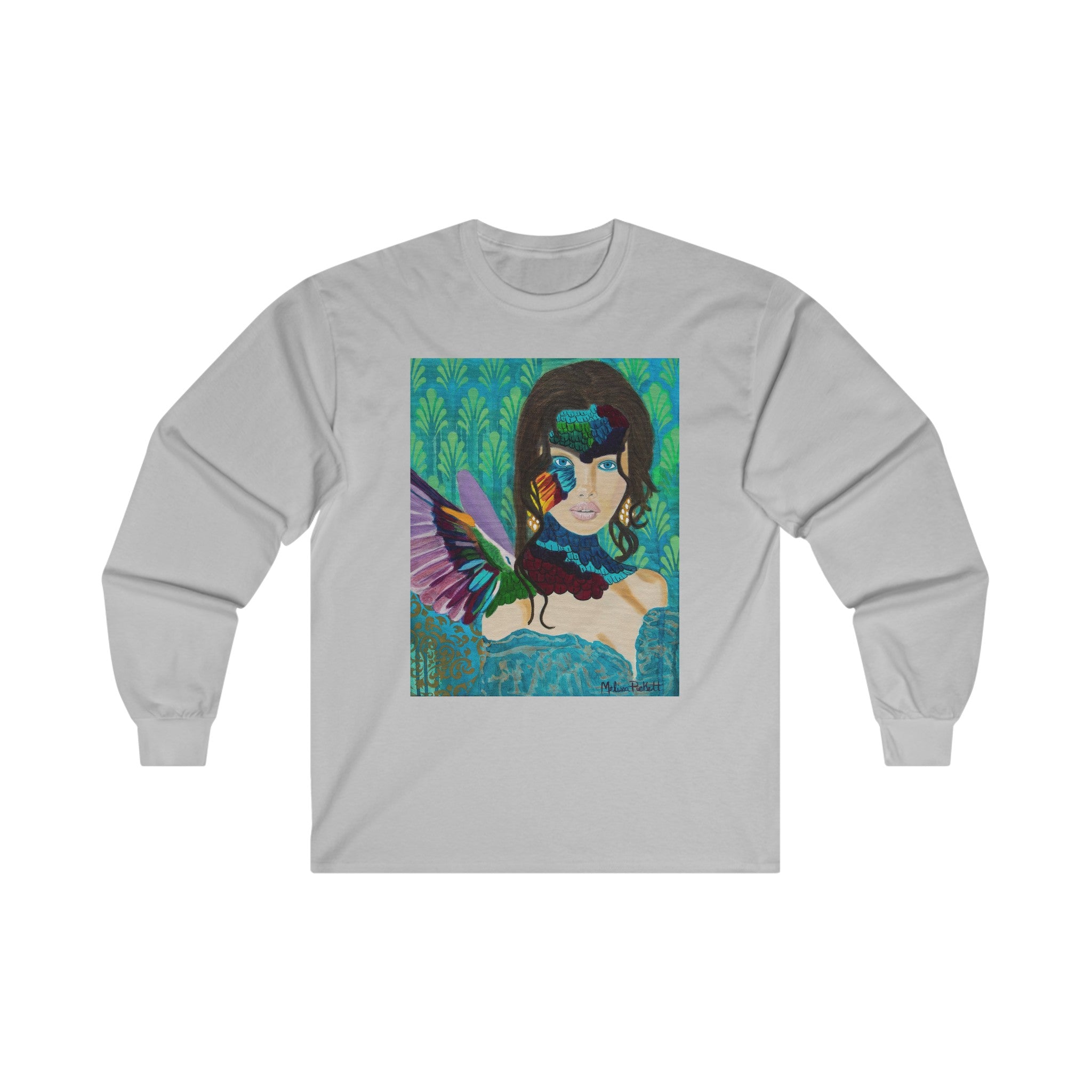 Hummingbird Lady | Unisex Ultra Cotton Long Sleeve Tee