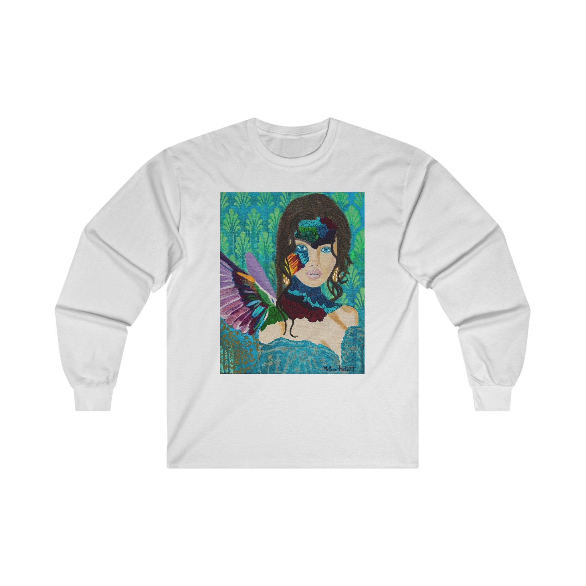 Hummingbird Lady | Unisex Ultra Cotton Long Sleeve Tee