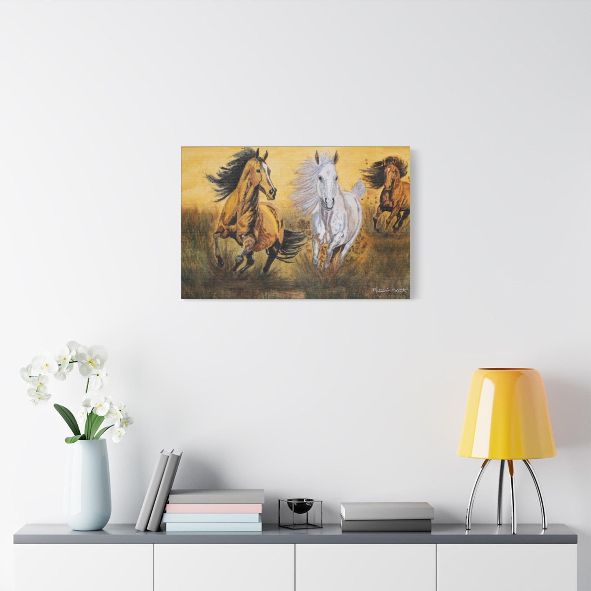 Wild Horses | Satin Canvas, Stretched