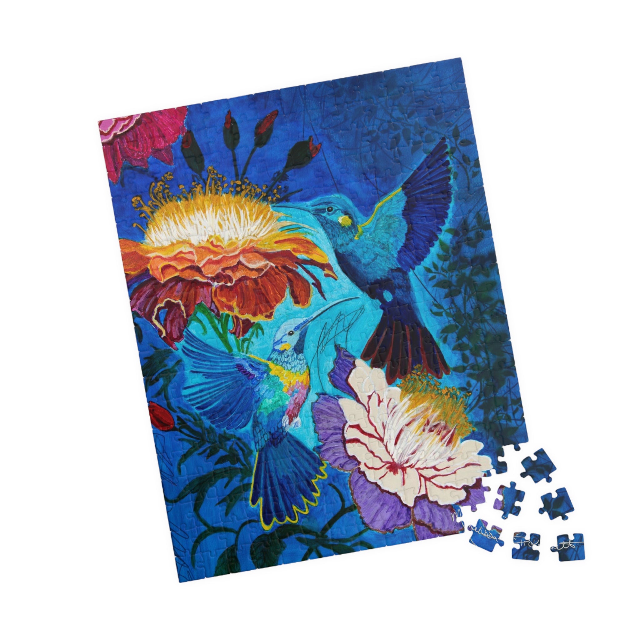 Pair of Hummingbirds | Puzzle (110, 252, 520, 1014-piece)