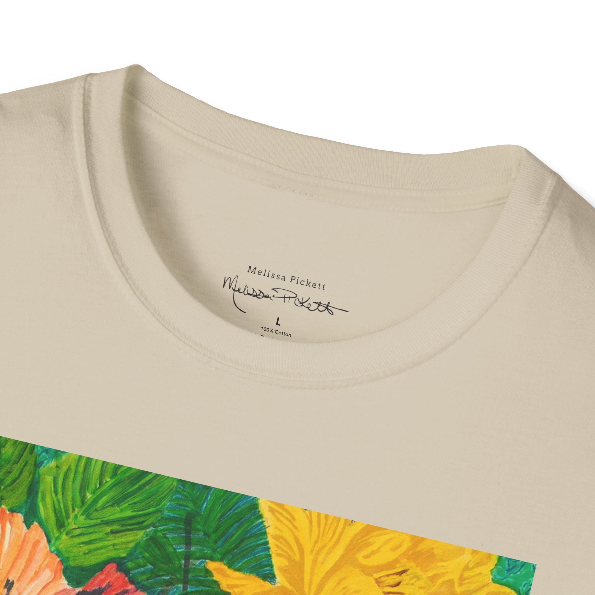 Jaguar & Flowers | Unisex Softstyle T-Shirt