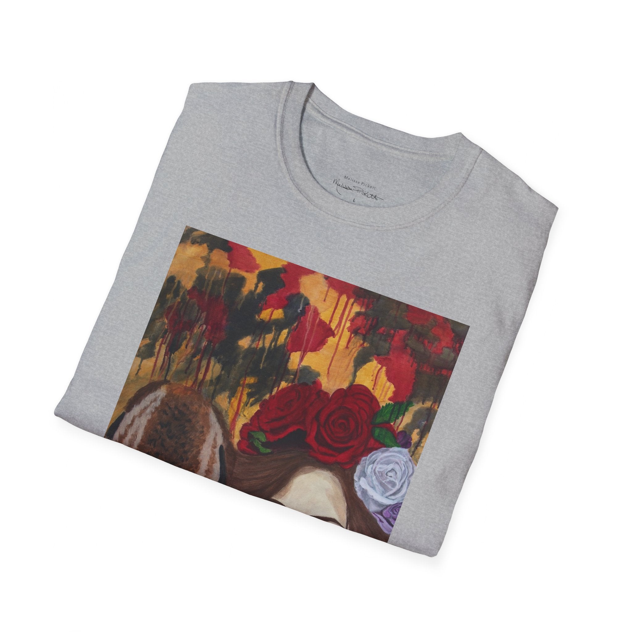 Woman & Bison | Unisex Softstyle T-Shirt