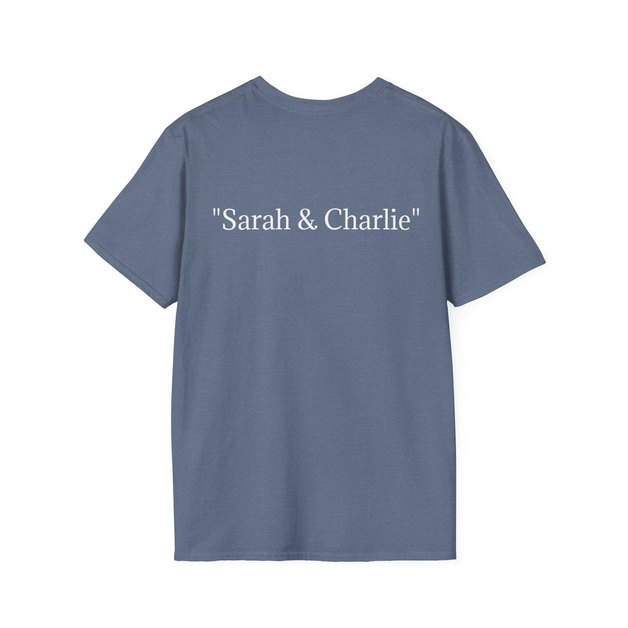 Sarah & Charlie | Unisex Softstyle T-Shirt