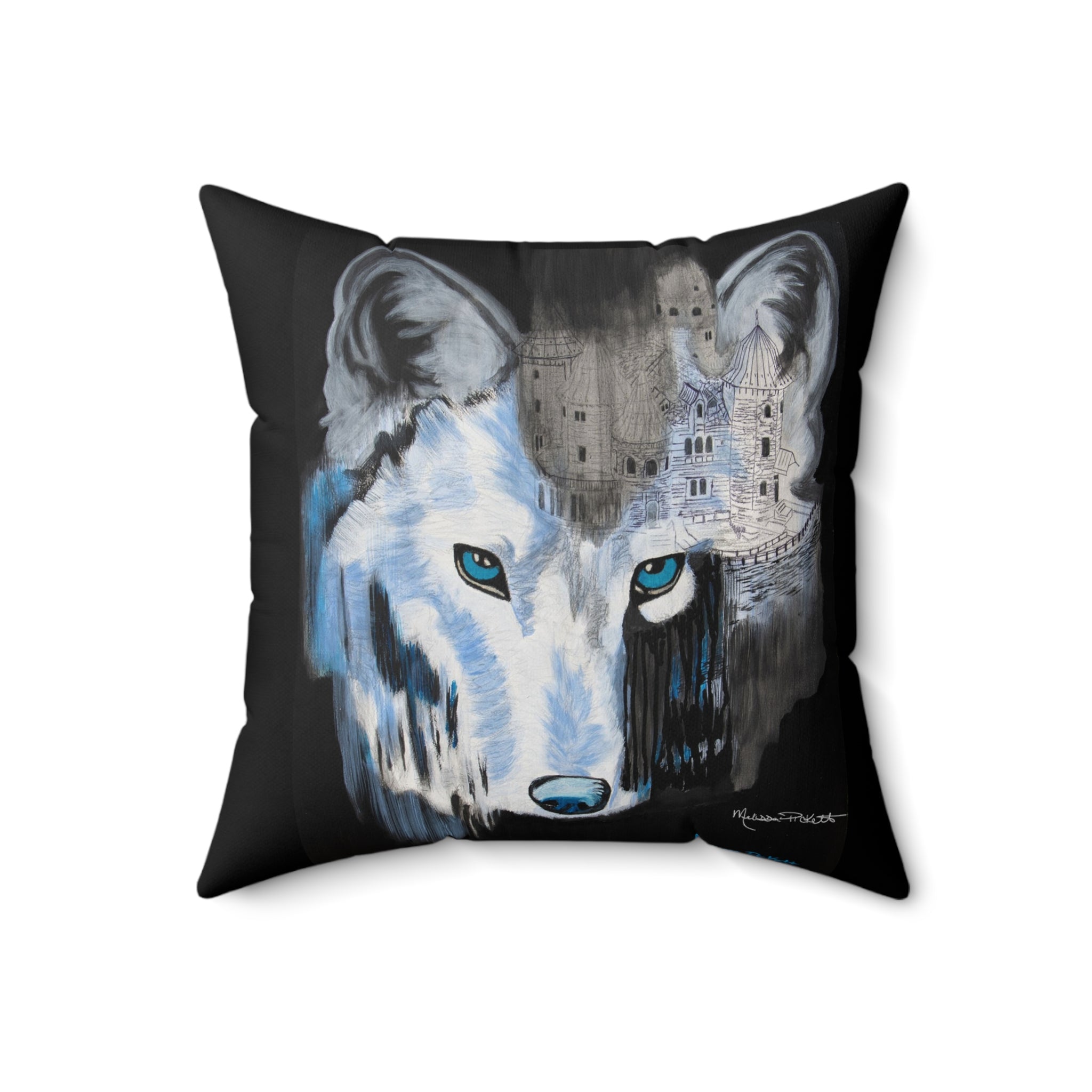 Wolftown | Spun Polyester Square Pillow