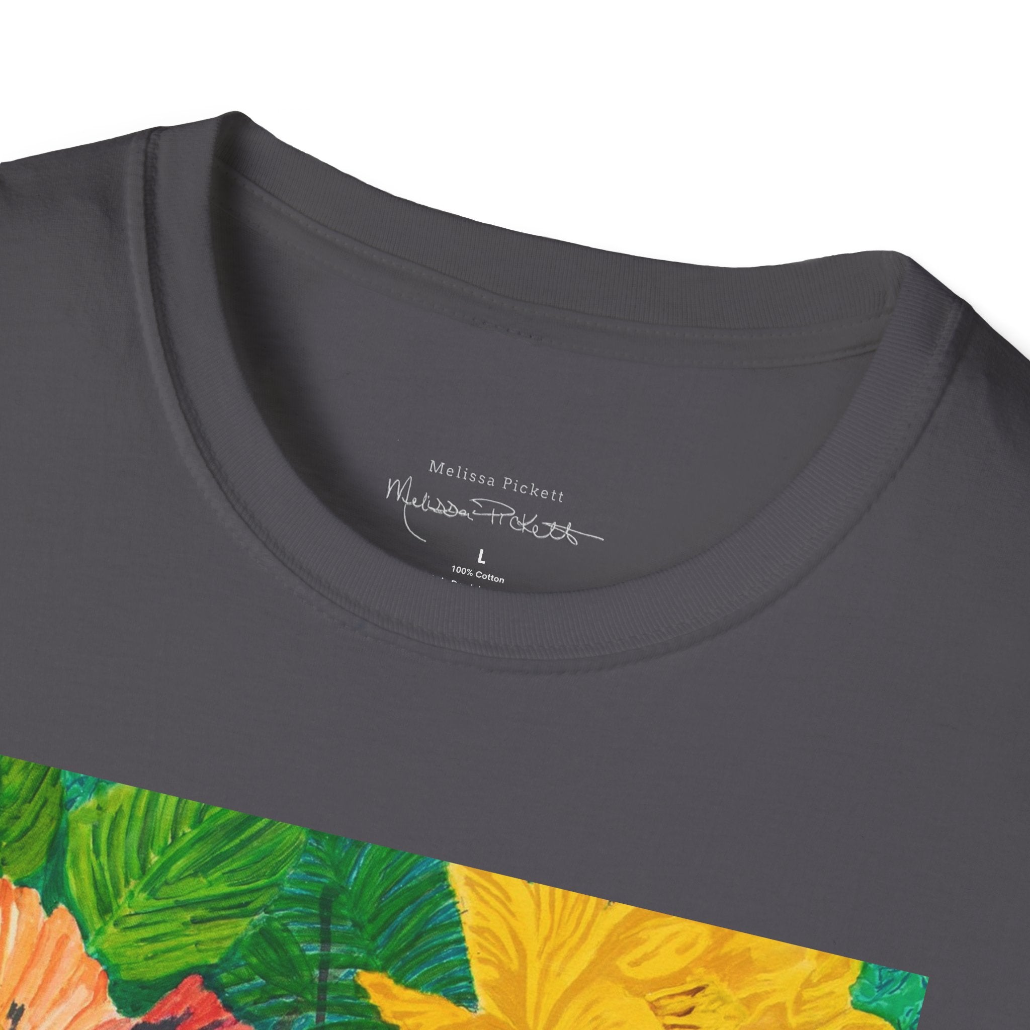 Jaguar & Flowers | Unisex Softstyle T-Shirt